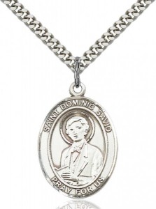 Oval Saint Dominic Savio Medal [EN6356]