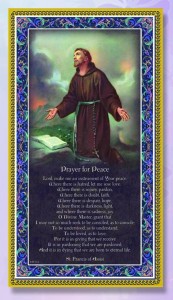 St. Francis of Assisi Italian Prayer Plaque [HPP014]