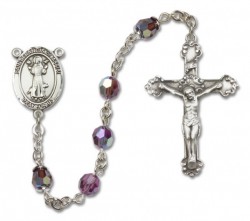 St. Francis of Assisi Sterling Silver Heirloom Rosary Fancy Crucifix [RBEN1199]