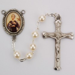 St. Gerard Pearl Rosary [MVER0011]