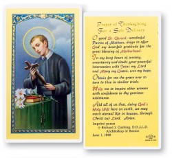 St. Gerard Thanksgiving Laminated Prayer Cards 25 Pack [HPR617]
