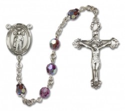 St. Ivo Sterling Silver Heirloom Rosary Fancy Crucifix [RBEN1227]