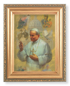 St. John Paul II 4x5.5 Print Under Glass [HFA5342]