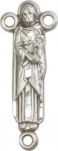St. Joseph Sterling Silver Rosary Centerpiece [BLCR0168]