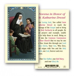 St. Katharine Drexel Laminated Prayer Cards 25 Pack [HPR583]