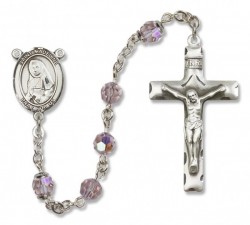 St. Madeline Sophie Barat Sterling Silver Heirloom Rosary Squared Crucifix [RBEN0281]