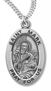St. Mark Medal Sterling Silver [HMM1129]