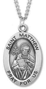 St. Matthew Medal Sterling Silver [HMM1131]