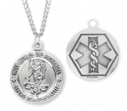 St. Michael EMT Medal Sterling Silver [REM1019]