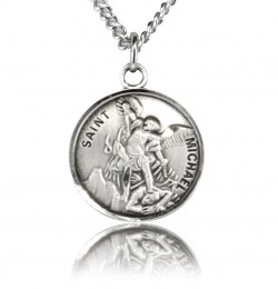Women's or Youth Round St. Michael Medal [REE0118]