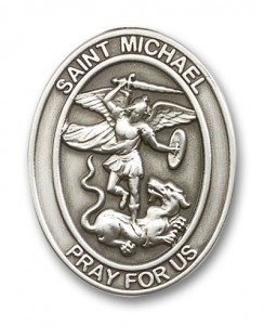 St. Michael the Archangel Visor Clip [AUBVC081]
