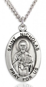 St. Nicholas Medal Sterling Silver [HMM1133]