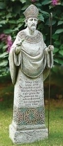 St. Patrick Garden Statue - 26 1/2“H [RM65984]