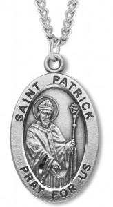 St. Patrick Medal Sterling Silver [HMM1134]