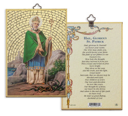 St. Patrick Prayer 4x6 Mosaic Plaque [HFA5104]