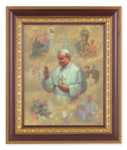 St. Pope John Paul II 8x10 Framed Print Under Glass [HFP571]