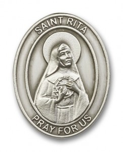 St. Rita of Cascia Visor Clip [AUBVC086]