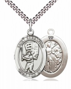 St. Sebastian Baseball Medal [EN6534]