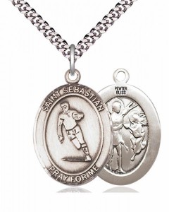 St. Sebastian Rugby Patron Saint Medal [EN6318]