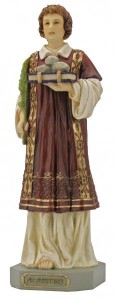 St. Stephen Statue, Hand Painted - 9 inch [GSS073]
