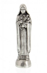 St Therese Pocket Statue with Holy Card [HPC004]