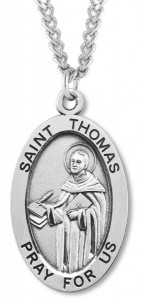 St. Thomas Medal Sterling Silver [HMM1149]