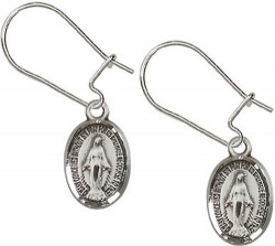 Sterling Silver Miraculous Dangle Earrings [BC0112]