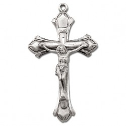 Classic Sterling Silver Rosary Crucifix [RECRX007]
