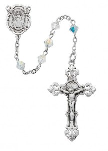 Swarovski Clear Crystal Rosary [MVRB1198]