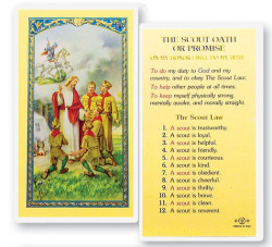 The Boy Scout Oath of Promise Laminated Prayer Card [HPR759]