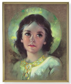 The Child Jesus Gold Frame 8x10 Plaque [HFA4911]