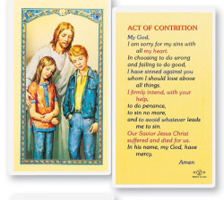The Comforter Act of Contrition Laminated Prayer Card [HPR764]