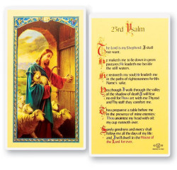 Twenty Third Psalm Laminated Prayer Card [HPR136]