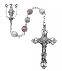 Violet Cat's Eyes Rosary [MVRB1036]