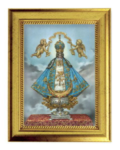 Virgin San Juan 5x7 Print in Gold-Leaf Frame [HFA5208]