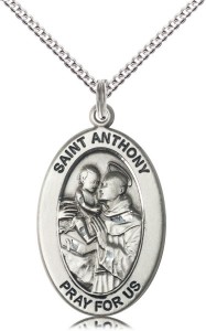Women's St. Anthony of Lost Articles Necklace [DM1004]