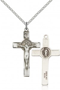 Women's St. Benedict Crucifix Pendant [BM0651]