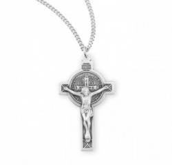 Women's St. Benedict Jubilee Crucifix Necklace [HMM3305]
