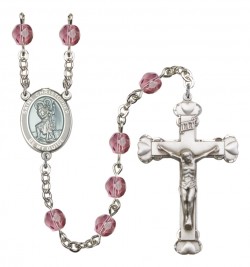 Women's St. Christopher Birthstone Rosary [RBENW8022WB]