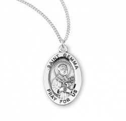 Women's St. Gemma Oval Medal [HMM3101]