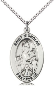 Women's St. Nicholas of Children Necklace [DM1080]