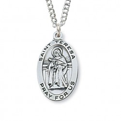 Women's St. Teresa of Avila Medal Sterling Silver [MVM1086]