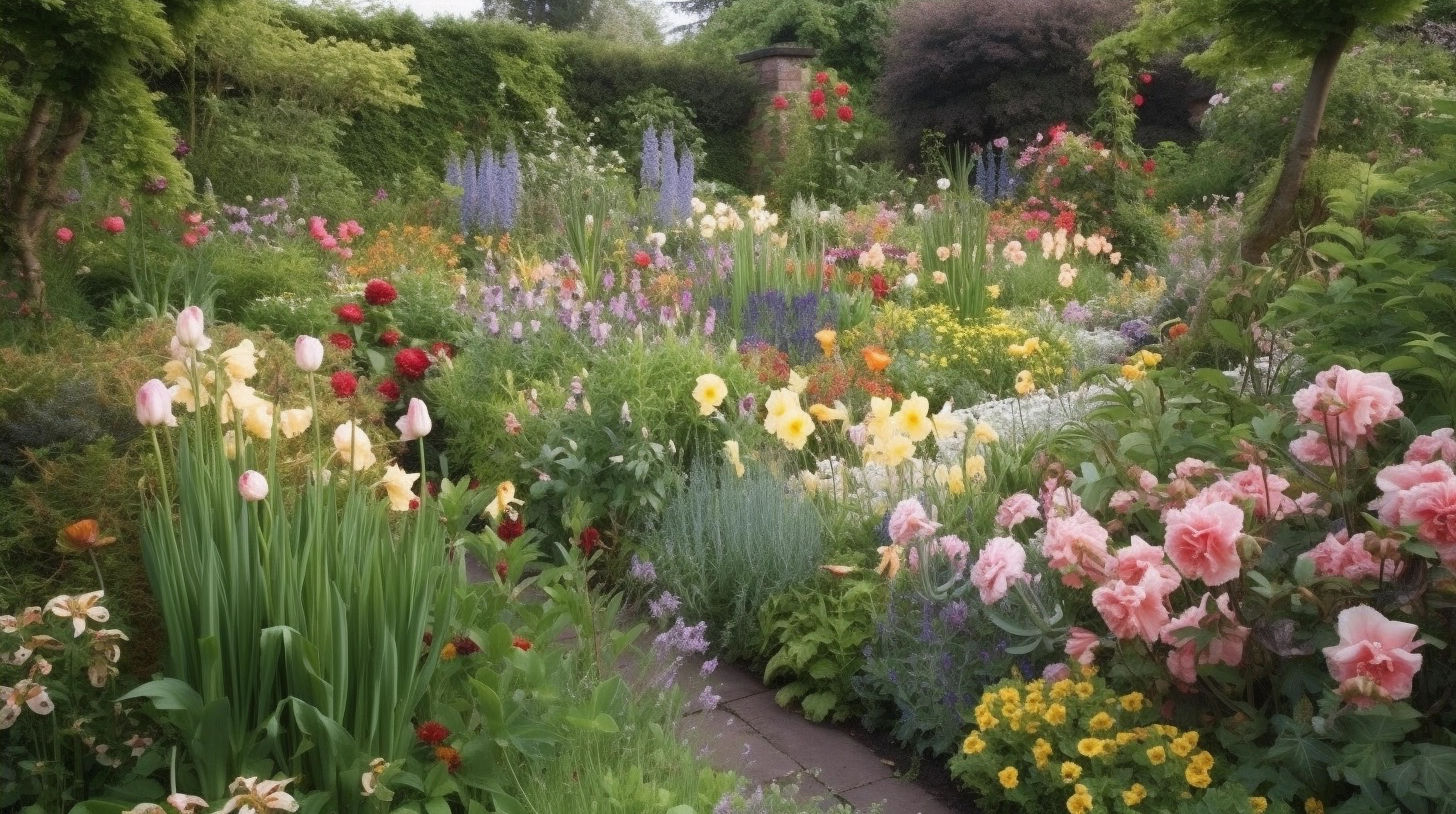 How to Plant a Mary Garden: Flowers, Their Meaning, and a Statue to Anchor It.