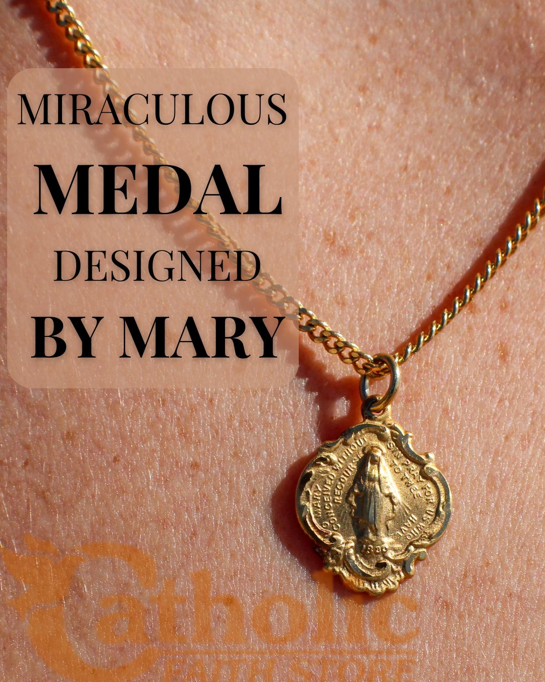 miraculous medal designed by mary