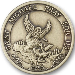 St. Michael the Archangel Pray for Us Visor Clip