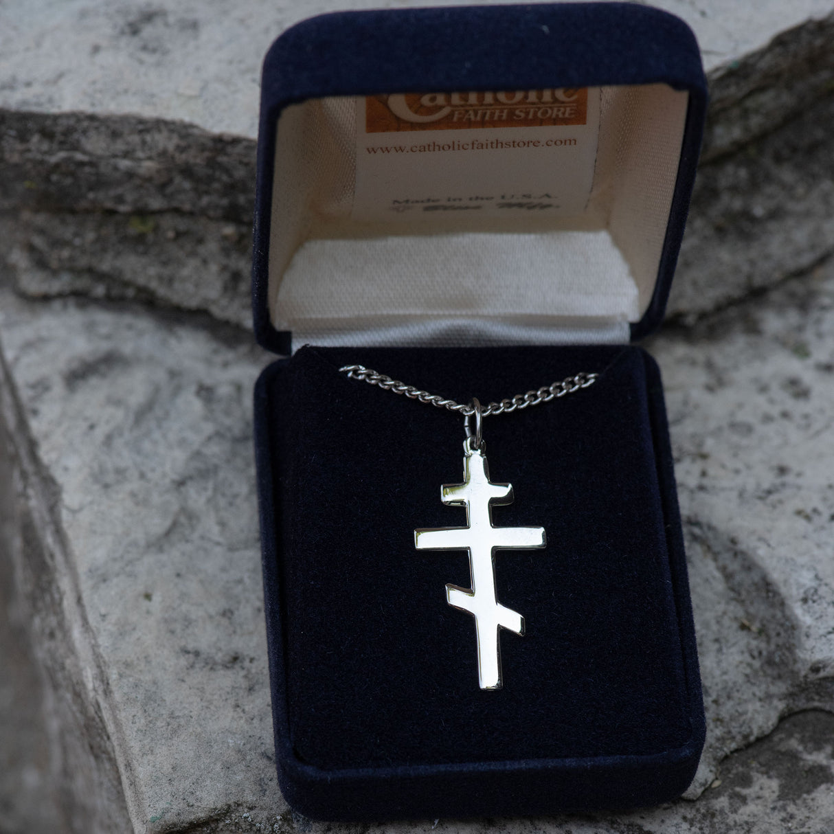 Cross of Saint Andrew Pendant Necklace