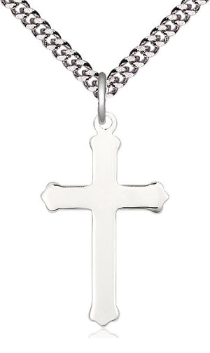 Cross Pendant with Heart Tips