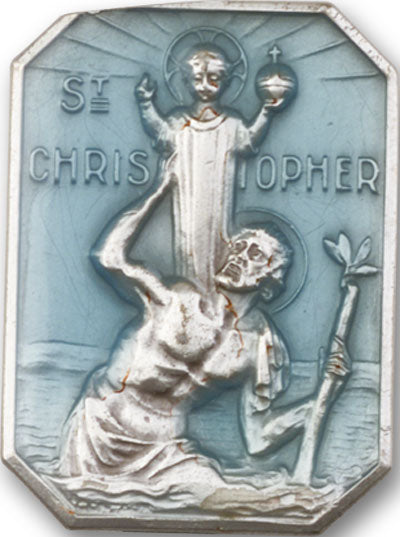 St. Christopher Visor Clip