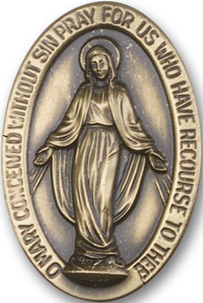 Miraculous Medal Visor Clip