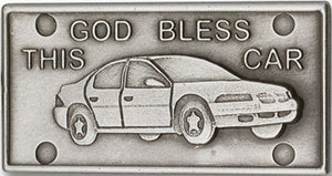 God Bless This Car Visor Clip